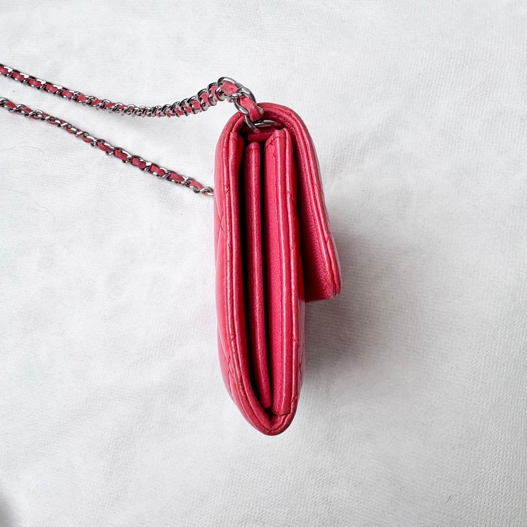 CHANEL チェーンウォレット ラムスキン マトラッセ ココマーク 27番台