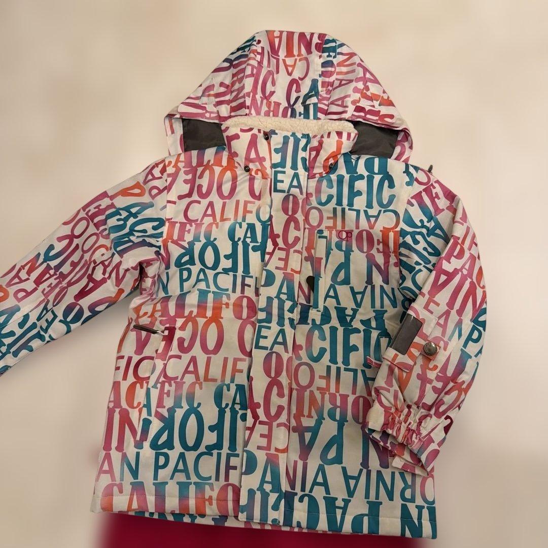 子ども用スノーボードウェア ピンク 130 美品