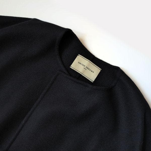 売約済み UNITED ARROWS 黒 リバーコート