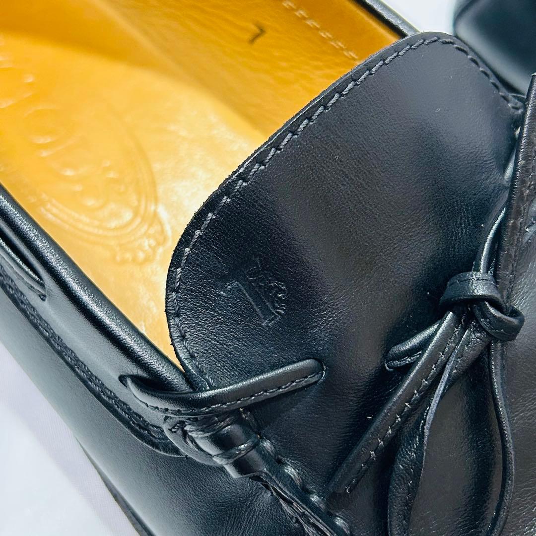 【美品】TOD'S トッズ 26 ヴァンプローファー レザー 黒
