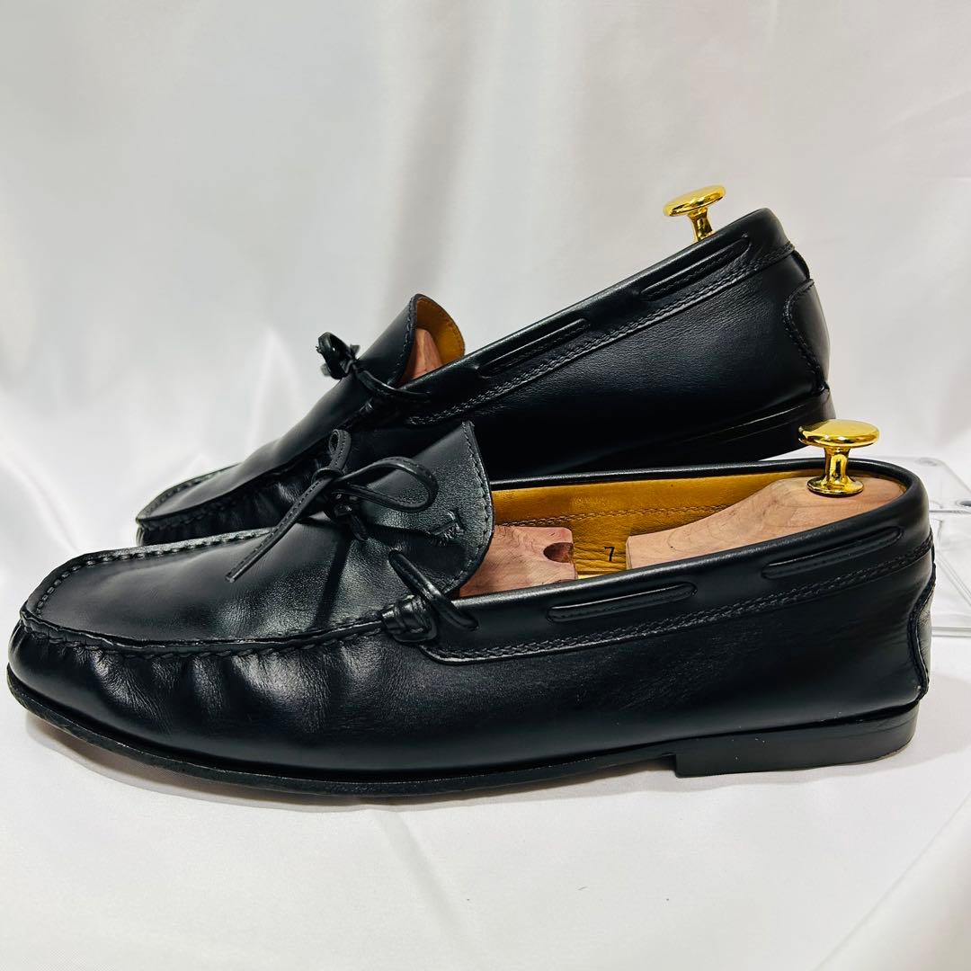 【美品】TOD'S トッズ 26 ヴァンプローファー レザー 黒