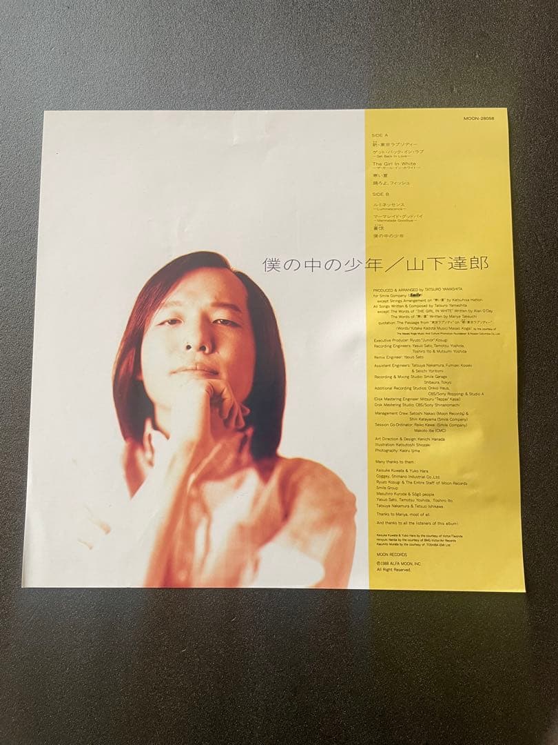 山下達郎 僕の中の少年 (オリジナル盤) LP アナログレコード