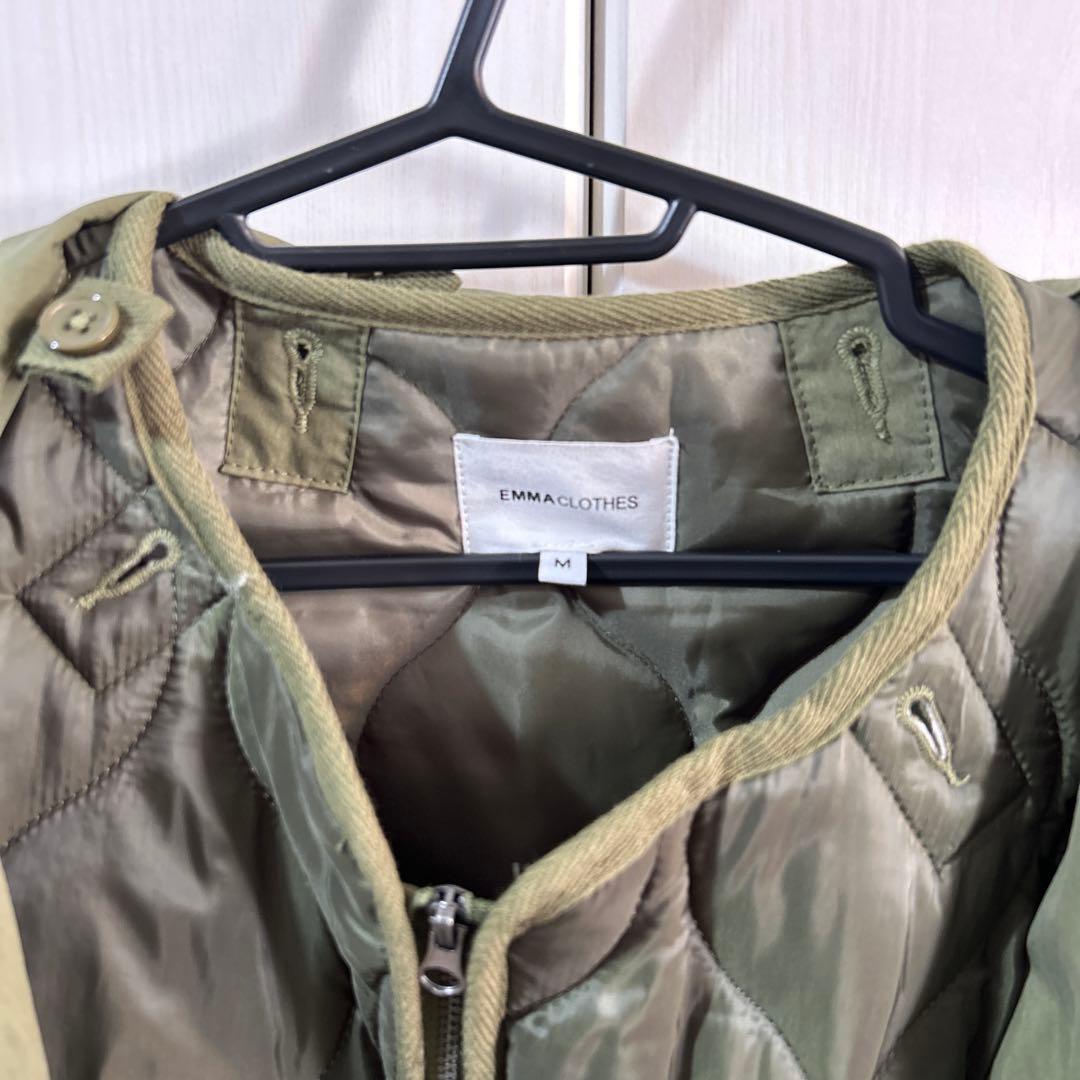 値下げしました！EMMA CLOTHES ハーフモッズコート Mサイズ オリーブ