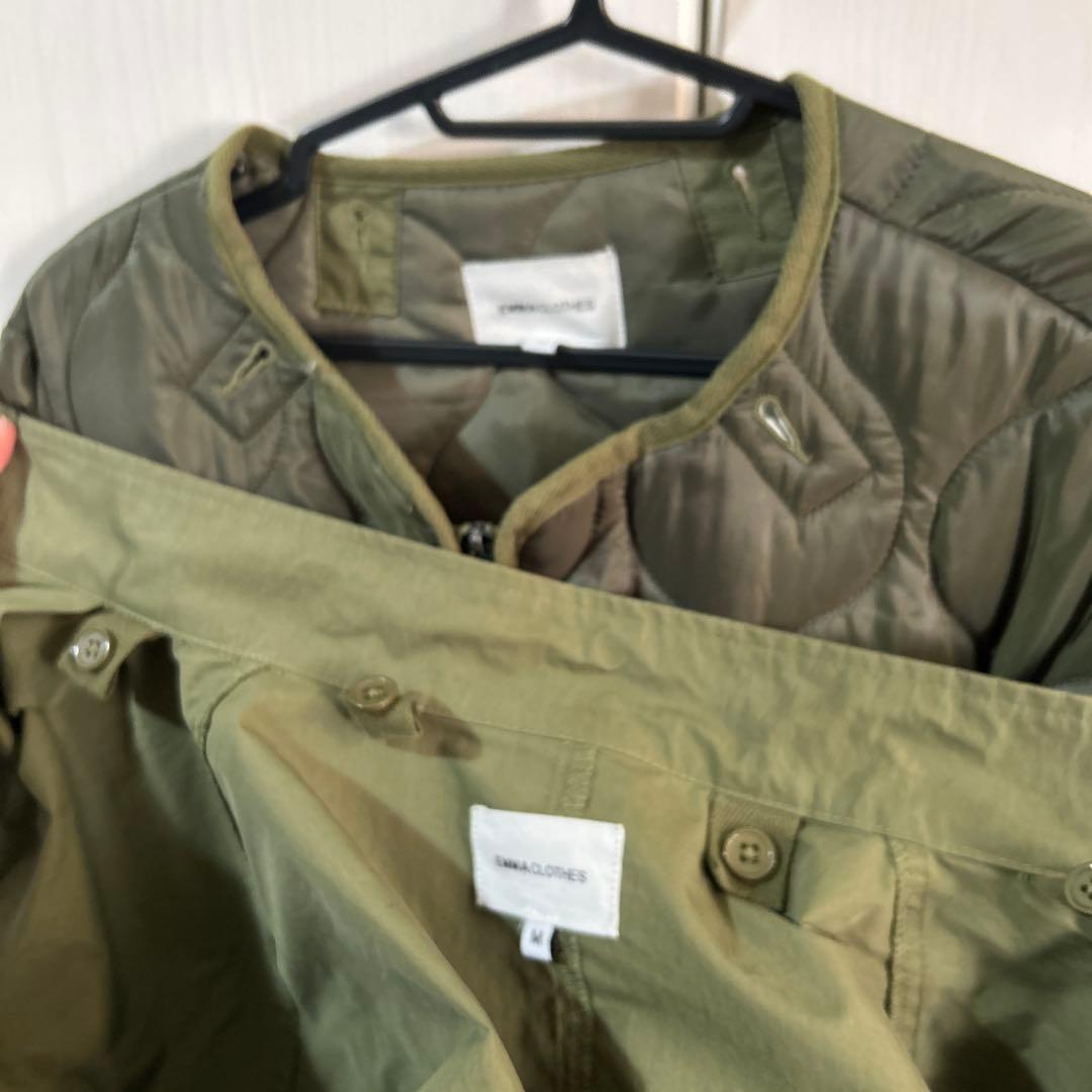 値下げしました！EMMA CLOTHES ハーフモッズコート Mサイズ オリーブ