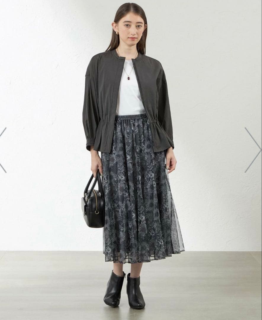 美品 AMACA Swim Dunclare チュールスカート グレー