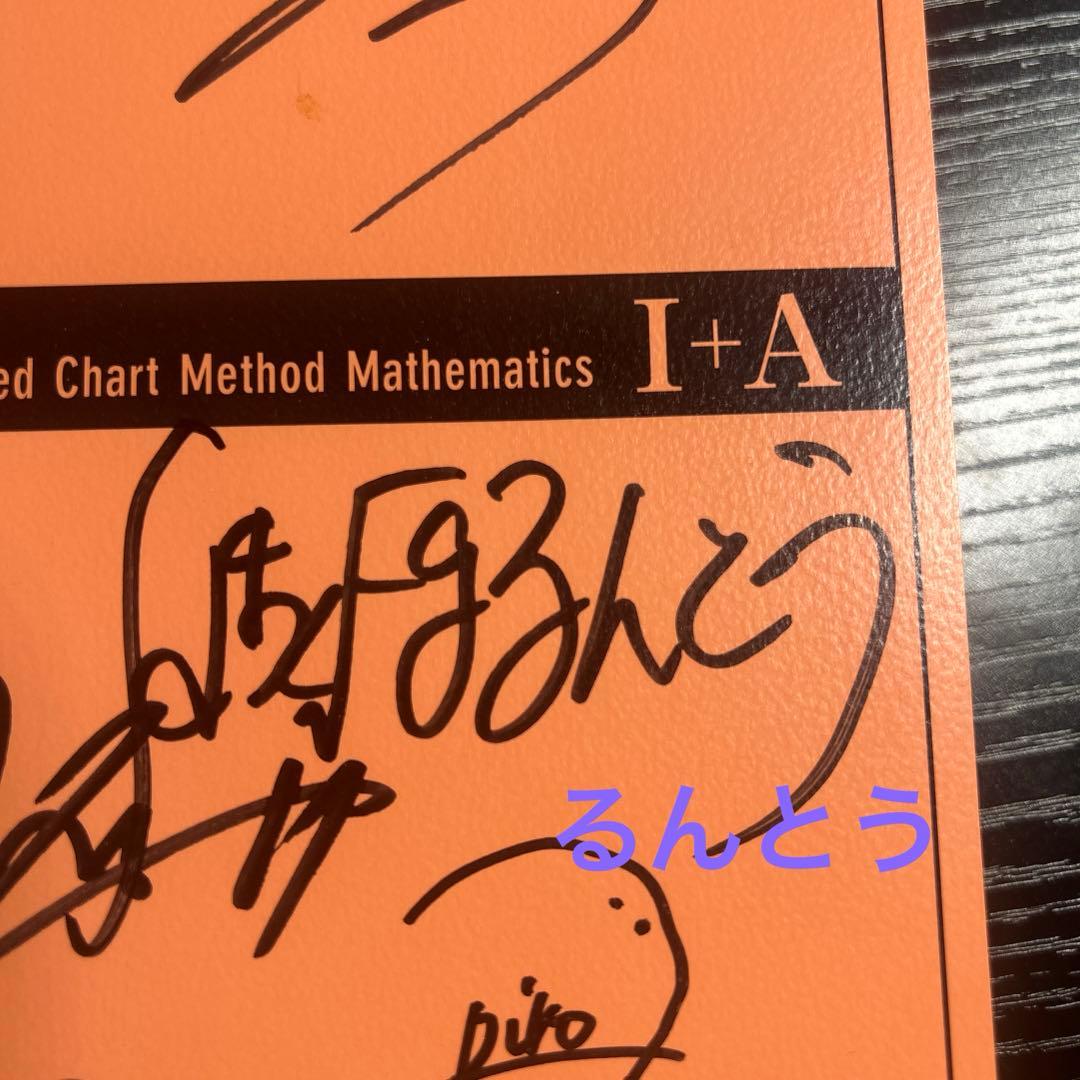 【100冊限定】積分サークルサイン入り赤チャート式 数学 I+A