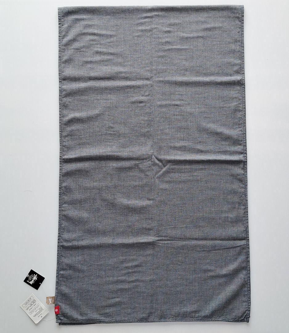 STUSSY　ステューシー　チェックストール　1ヵ所織り傷有り