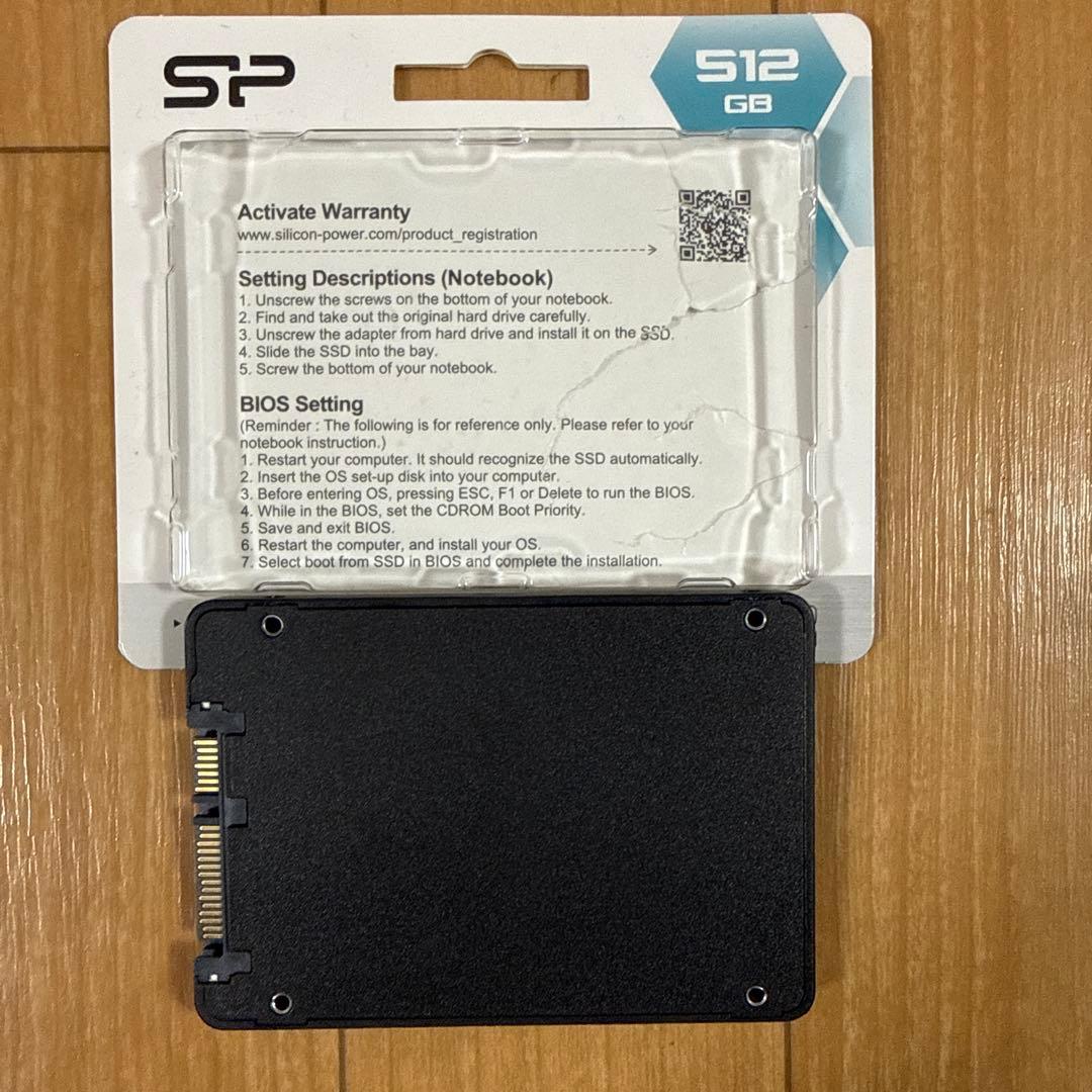 シリコンパワー 512GB SSD