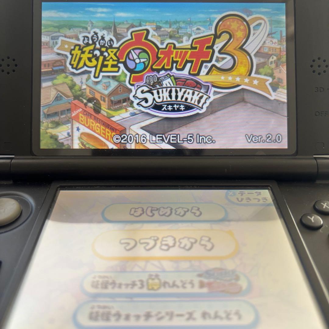 【動作確認⭕️】プレイ220時間！3DS 妖怪ウォッチ3 スキヤキ＋スシ＋テンプラ