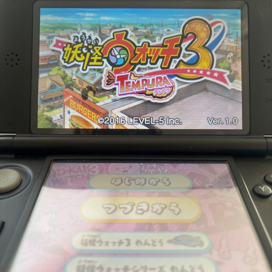 【動作確認⭕️】プレイ220時間！3DS 妖怪ウォッチ3 スキヤキ＋スシ＋テンプラ