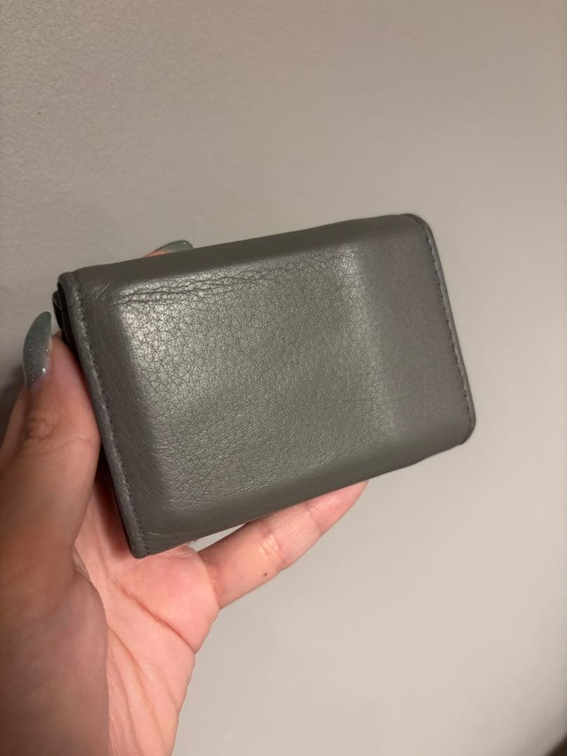 BALENCIAGA グレー 三つ折り財布