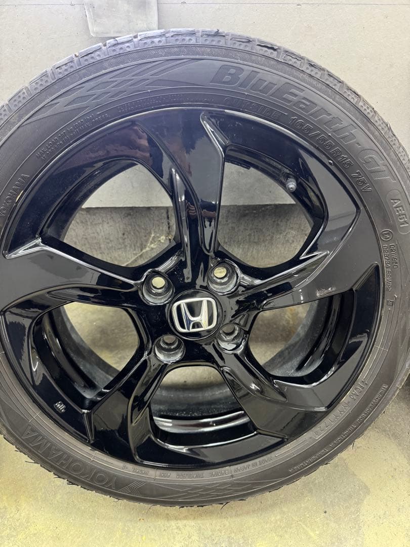 s*p様 引取歓迎　S660 純正　前期βグレード　Fサイズ15インチ 4本通し