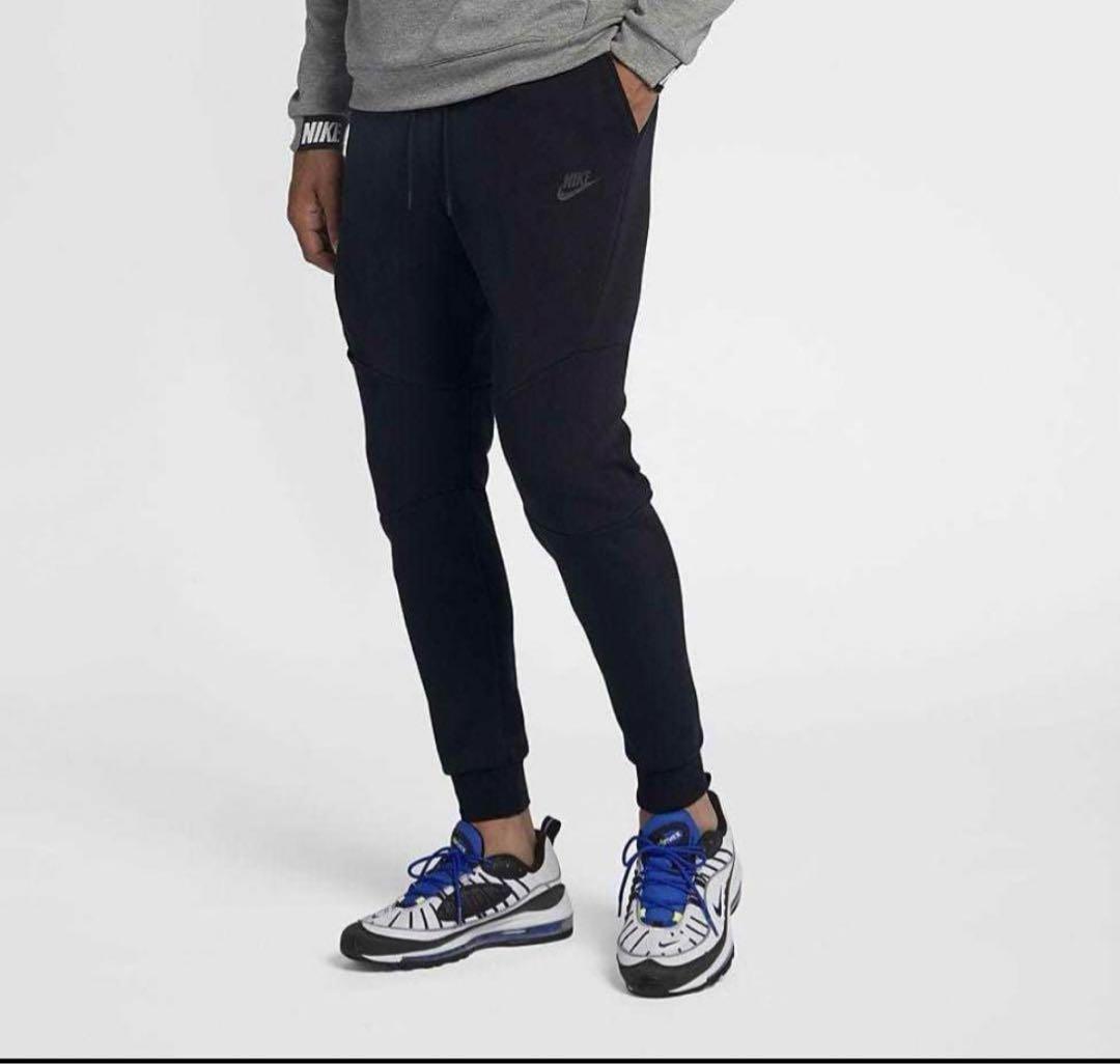 美品NIKE テックフリース ジョガー スウェットパンツ ドリルファッション