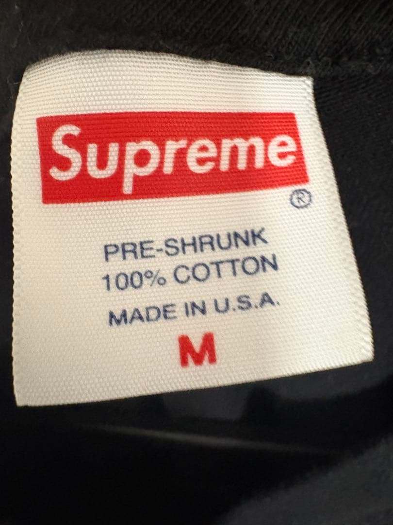 Supreme ブラック Tシャツ Mサイズ