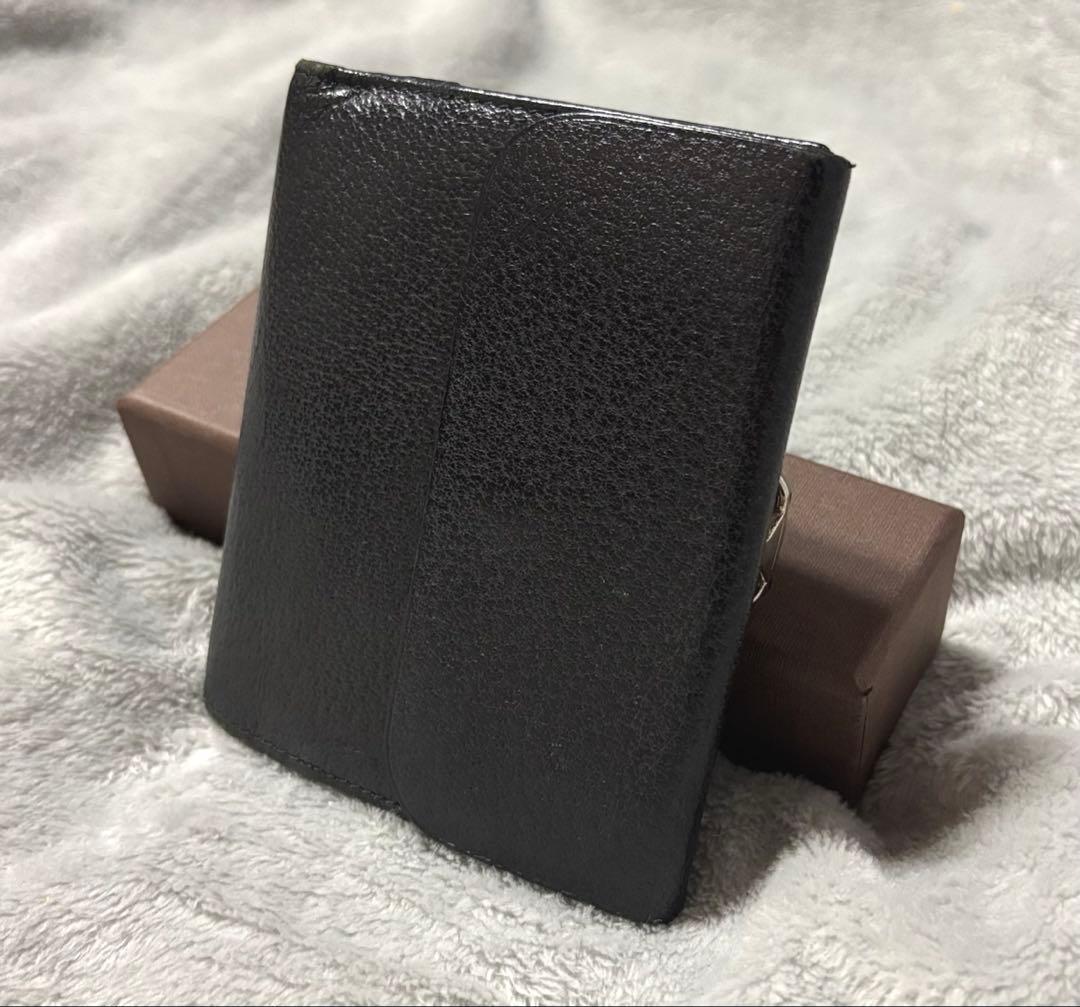 GUCCI 二つ折り財布 ブラック 美品 男女兼用 グッチ