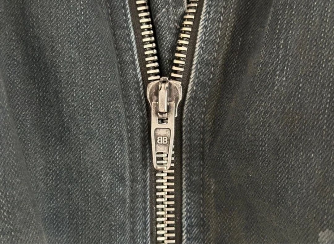 BALENCIAGA denim bomber jacket サイズxs
