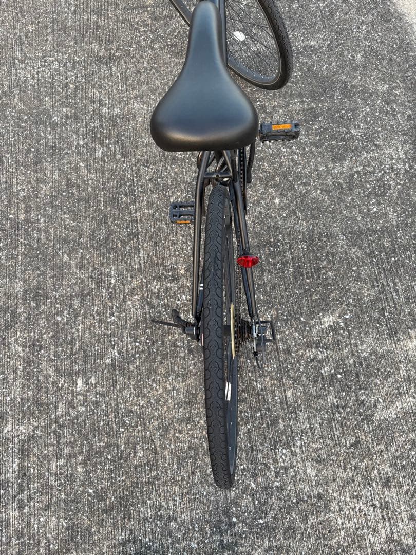 クロスバイク　黒　27インチ　整備済み　引渡しのみ