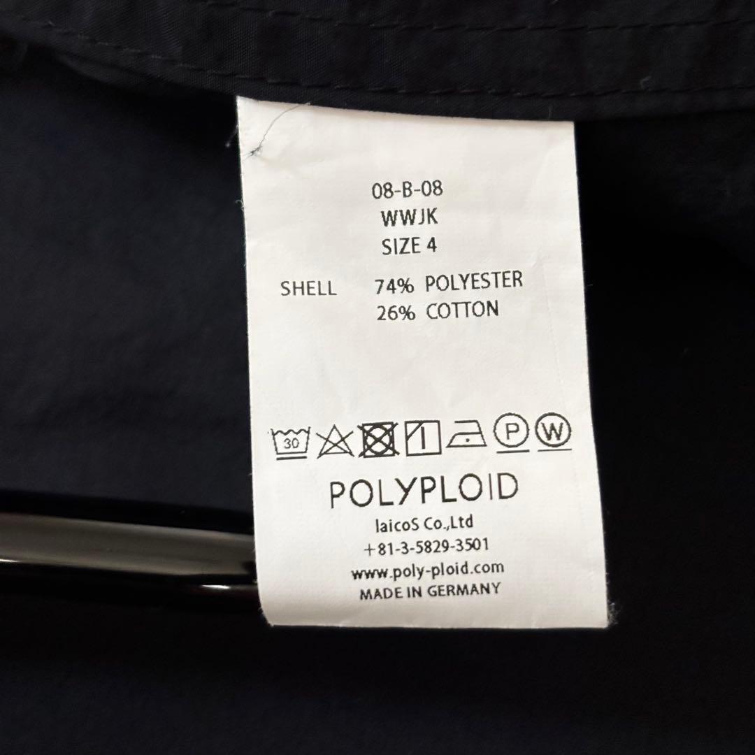 POLYPLOID ポリプロイドWORKWEAR JACKET B 黒 4