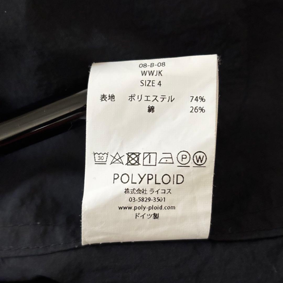 POLYPLOID ポリプロイドWORKWEAR JACKET B 黒 4
