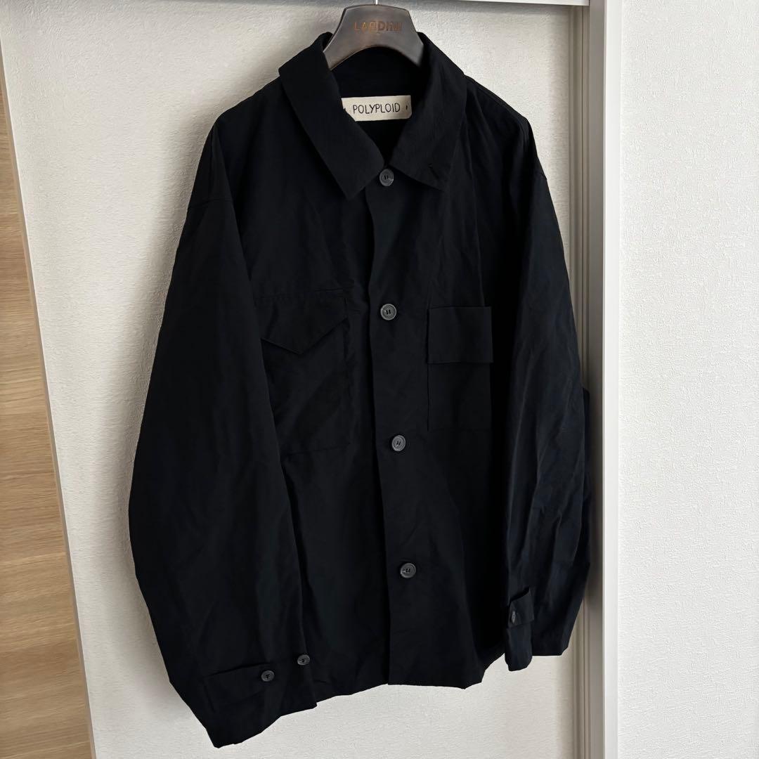 POLYPLOID ポリプロイドWORKWEAR JACKET B 黒 4