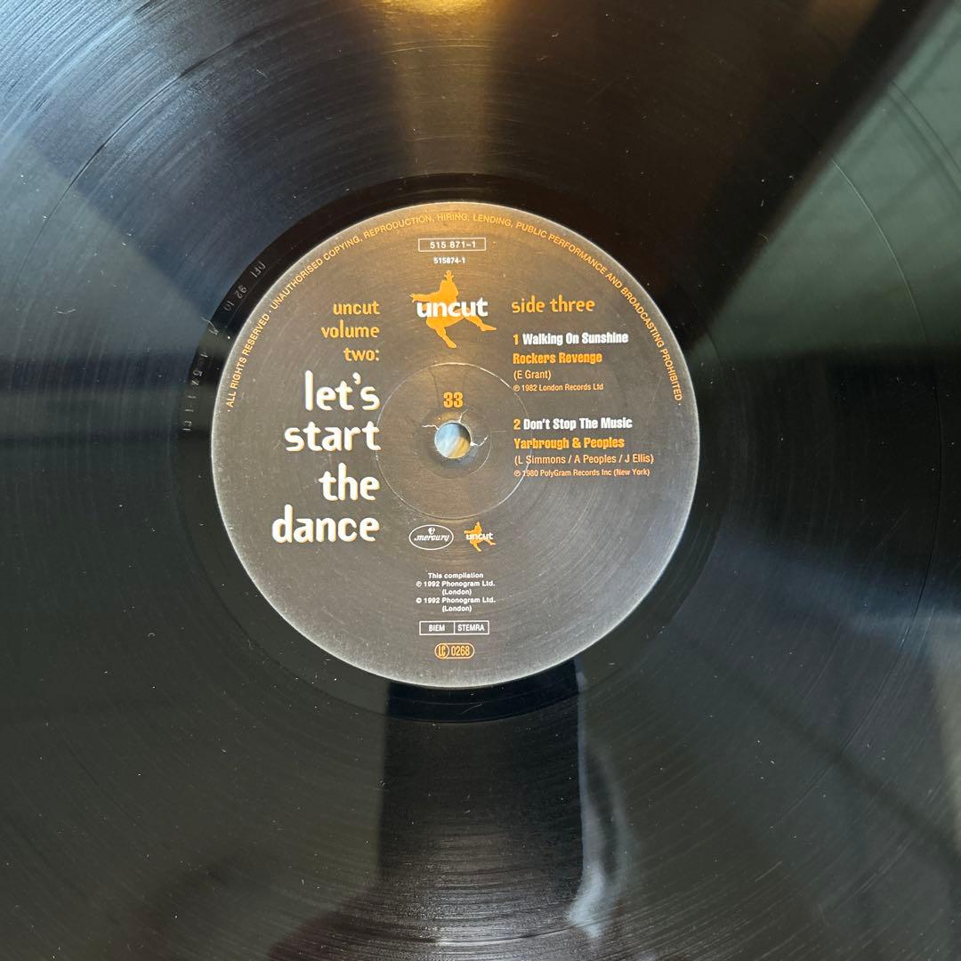 洋楽 Uncut Volume Two: Let's Start The Dance