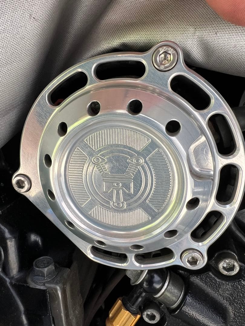 ニ*ル様 美品XJR1300 ウィリー　ビレットジェネレーターカバー