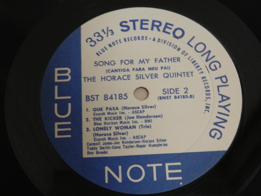 Song for My Father / ホレス・シルバー　US盤　ブルーノート