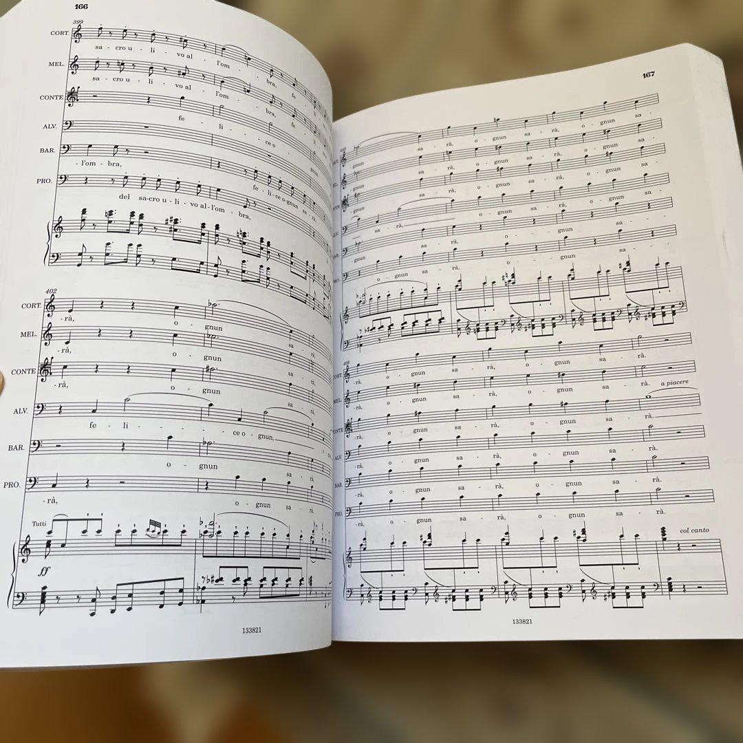 Gioachino Rossini Il ランスへの旅　Vocalスコア