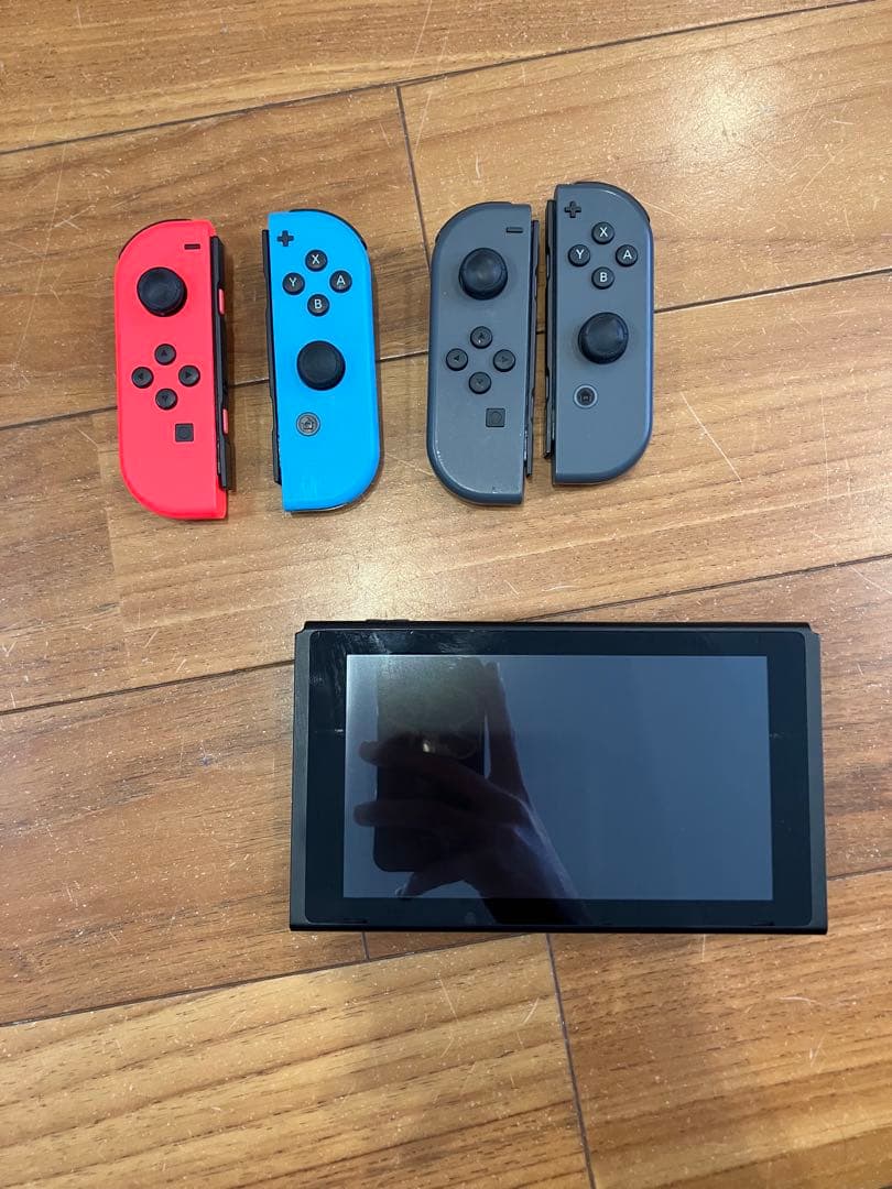 Switch 本体 グレー 未対策機　 Joy-Con2セット　付属品フル