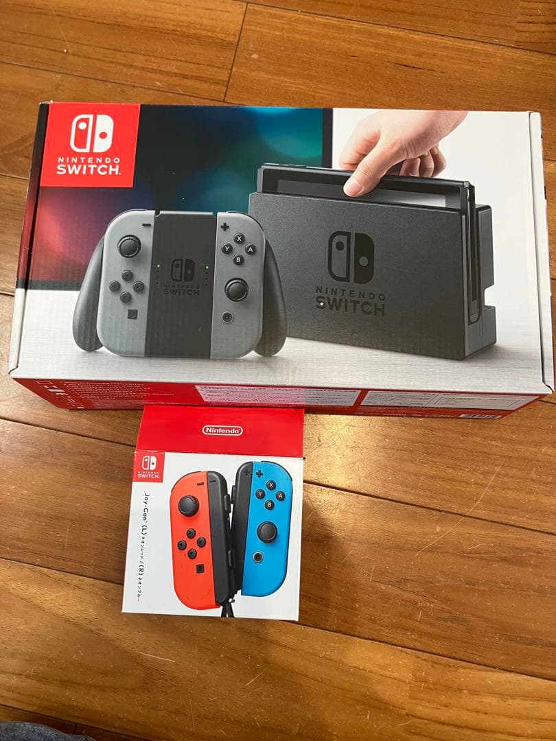 Switch 本体 グレー 未対策機　 Joy-Con2セット　付属品フル