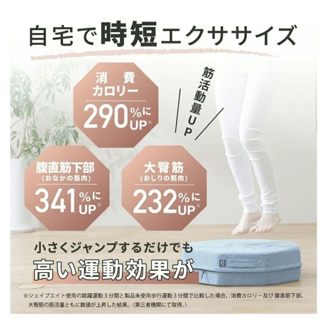 【美品】gymterior　ジムテリア　シェイプエイト　トランポリン　クッション