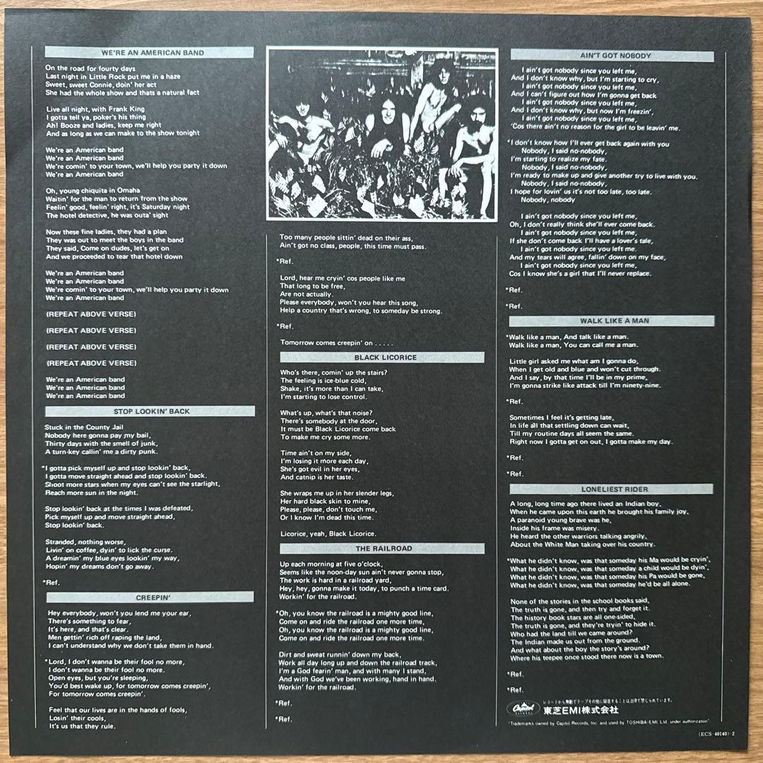 Grand Funk – We're An American Band