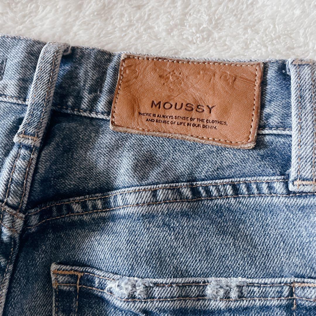 MOUSSY マウジー　MVS フレア　デニムパンツ　ブーツカット　フレアデニム