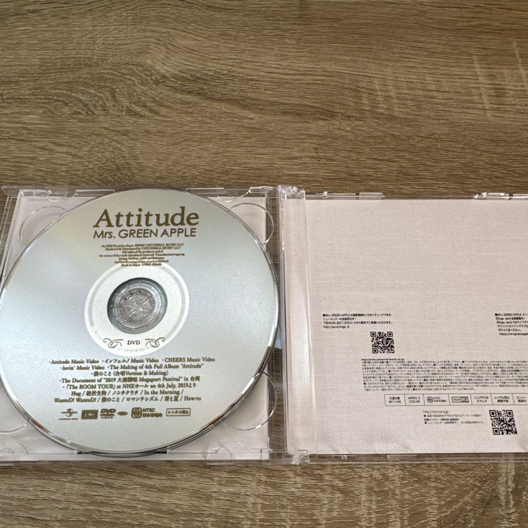 Mrs. GREEN APPLE attitude 初回限定盤