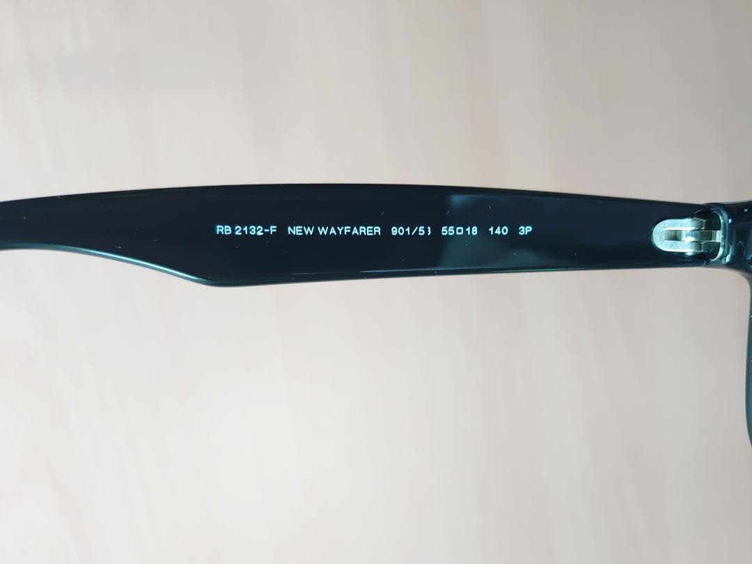 【未使用品】Ray-Ban New Wayfarer RB2132F 偏光レンズ