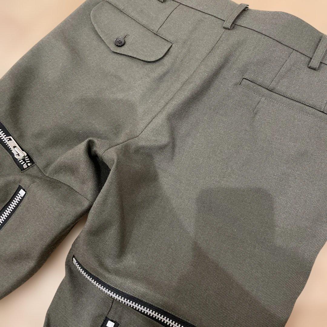 新品　25aw コムデギャルソン オムプリュス ジップパンツ　S