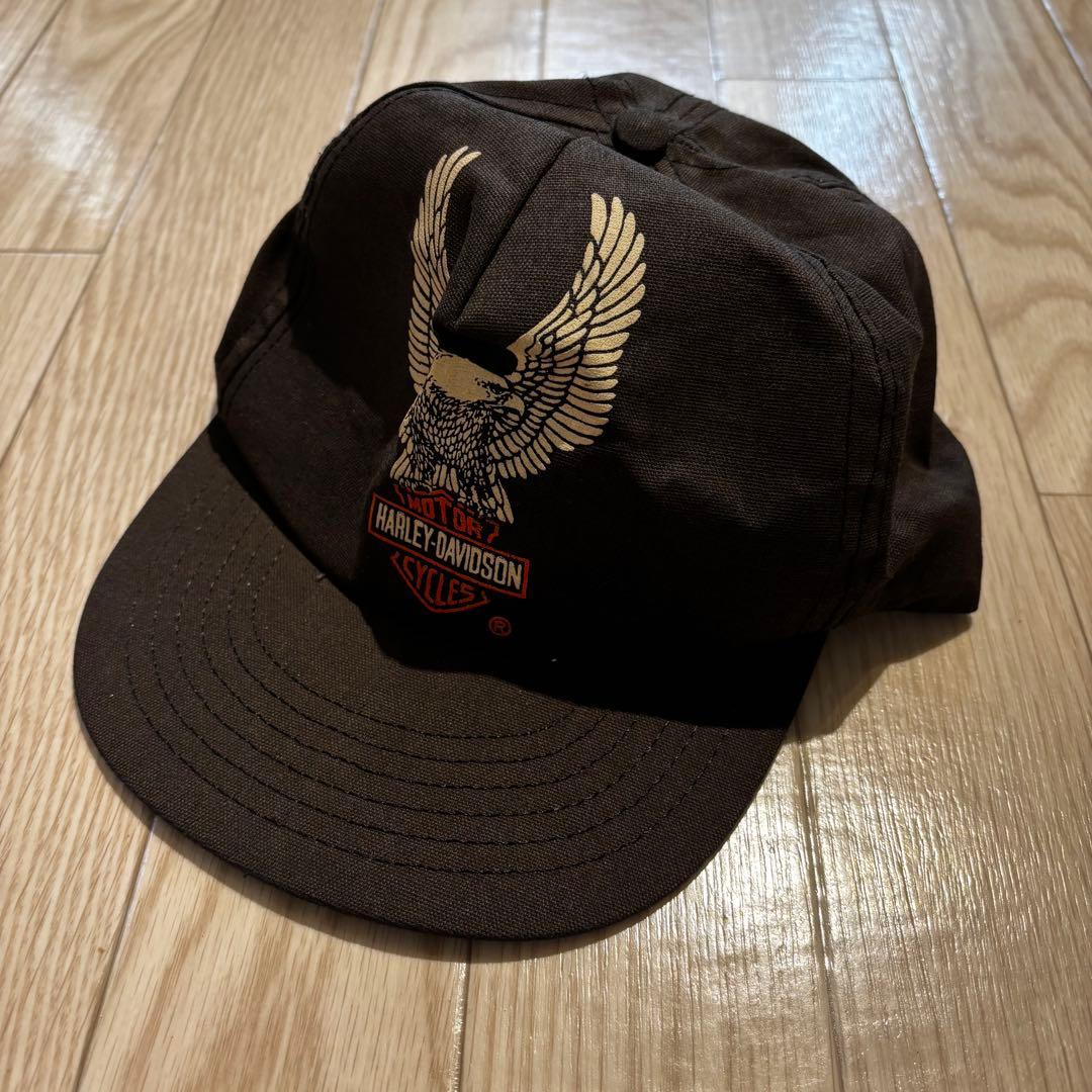 80s HarleyDavidson USA製 キャップ ハーレーダビッドソン