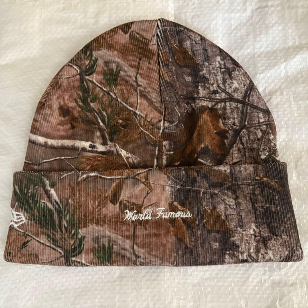 帽子 Supreme NewEra Box Logo Beanie Camo/25FW