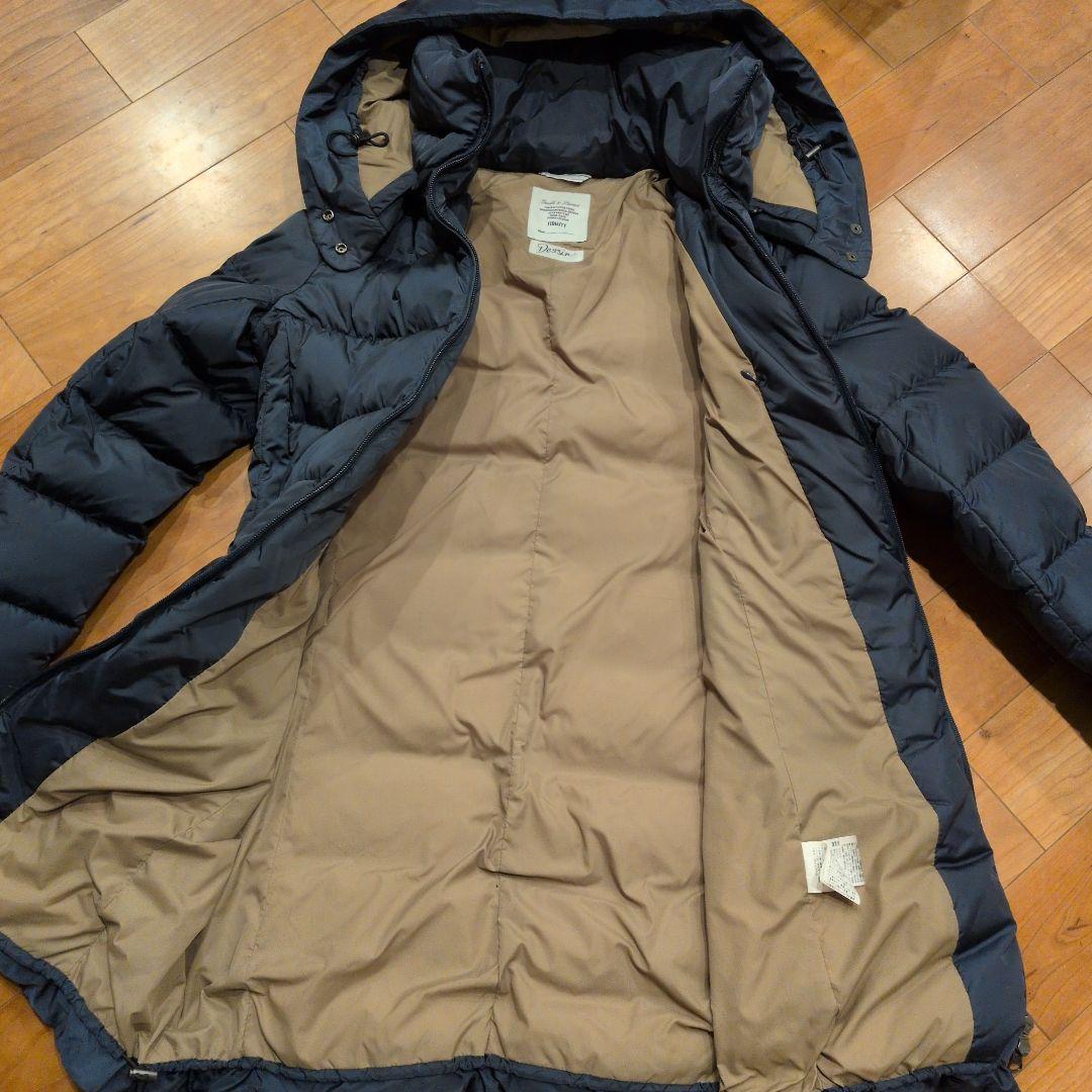 【美品】Fidelity×dessin (デッサン)ダウンコート ネイビー　S