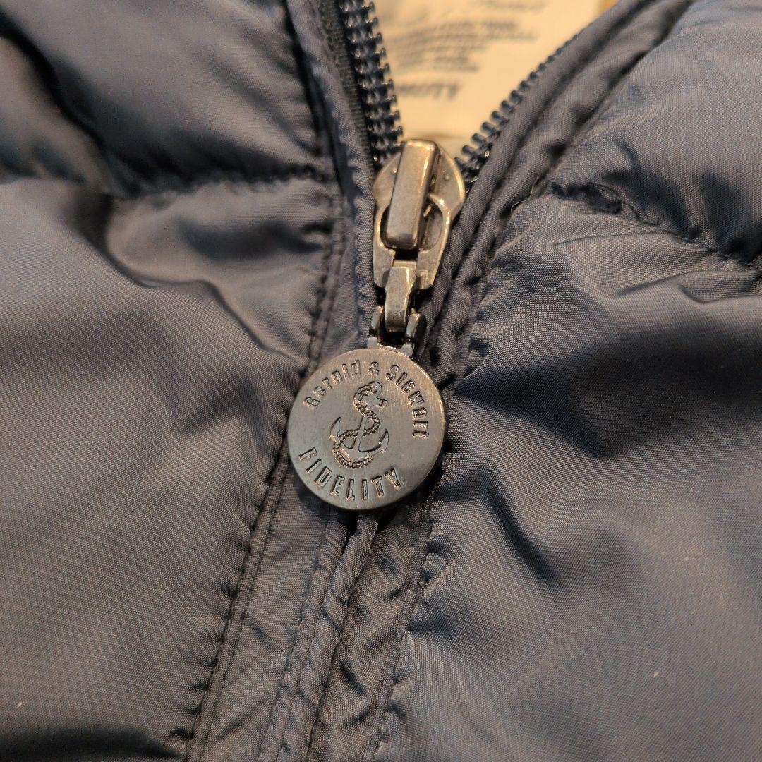 【美品】Fidelity×dessin (デッサン)ダウンコート ネイビー　S