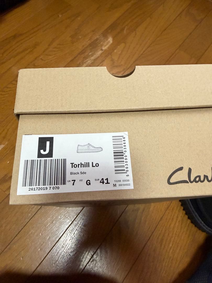 Clarks Torhill Lo UK7 black トーヒルロー