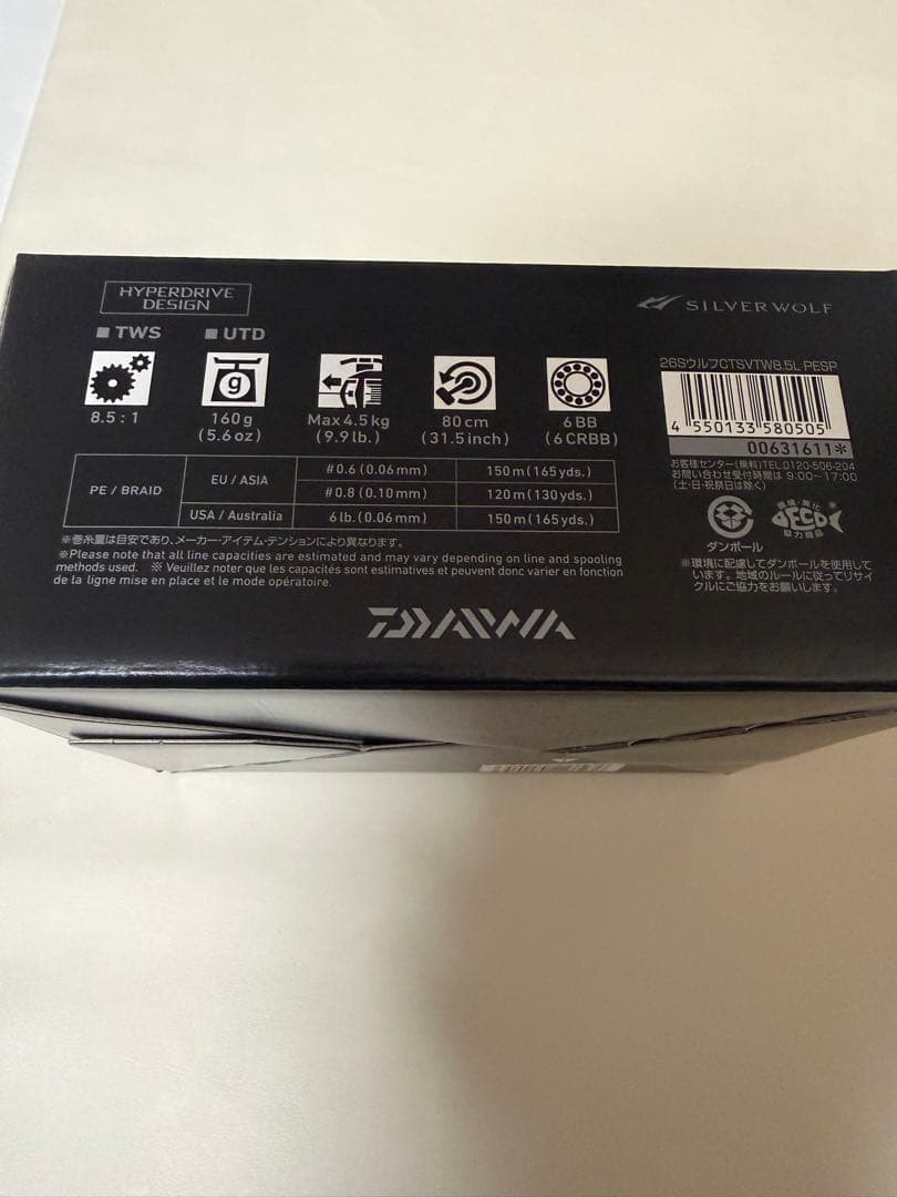 シルバーウルフ CT SV TW 8.5L PE スペシャル(左) 未使用品