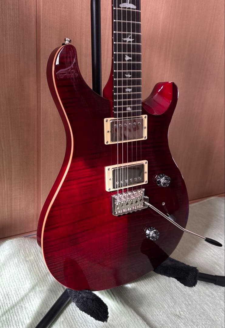 土日値下げ　PRS SE Custom24 Black Cherry 改造
