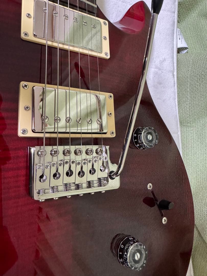 土日値下げ　PRS SE Custom24 Black Cherry 改造