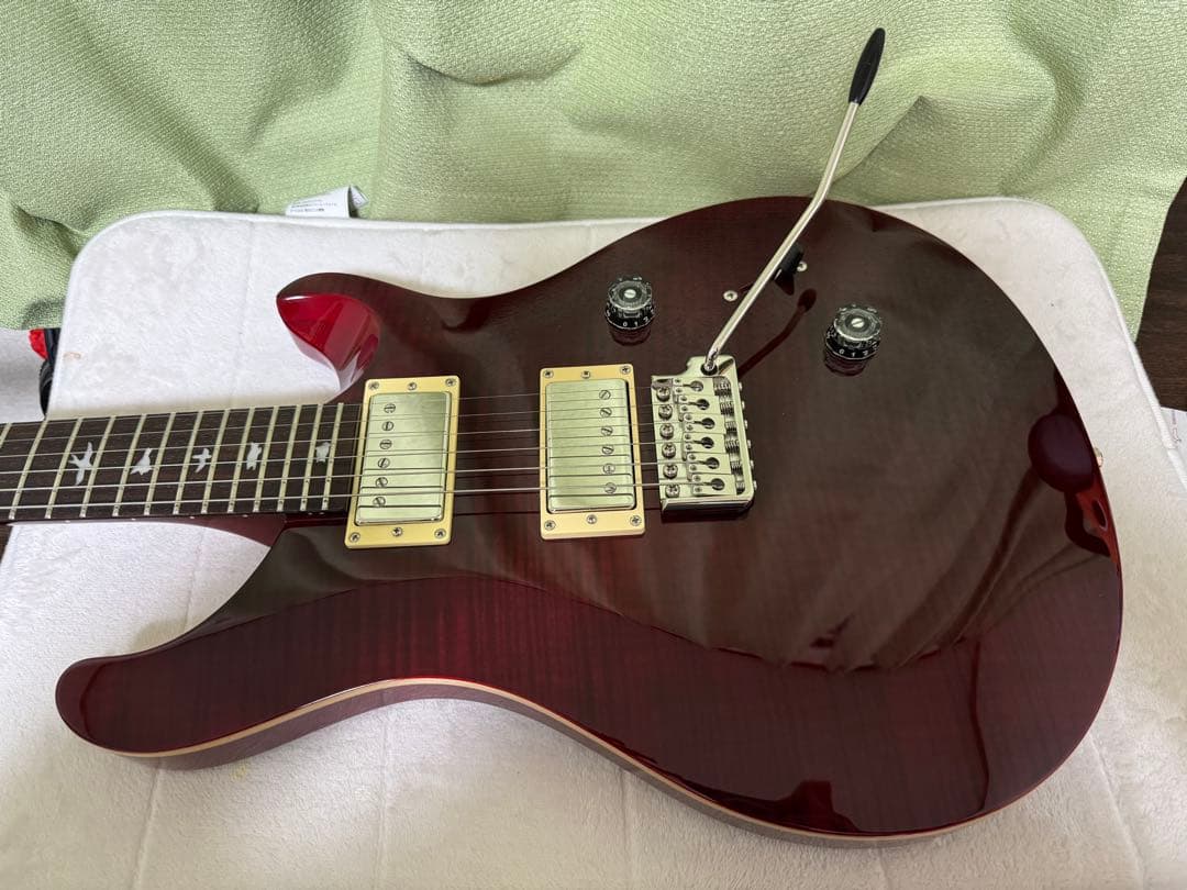土日値下げ　PRS SE Custom24 Black Cherry 改造