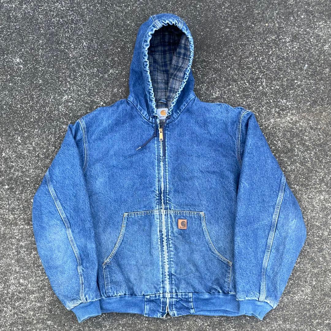 Y*o様 '00s Carhartt デニム アクティブジャケット　実寸XLくら
