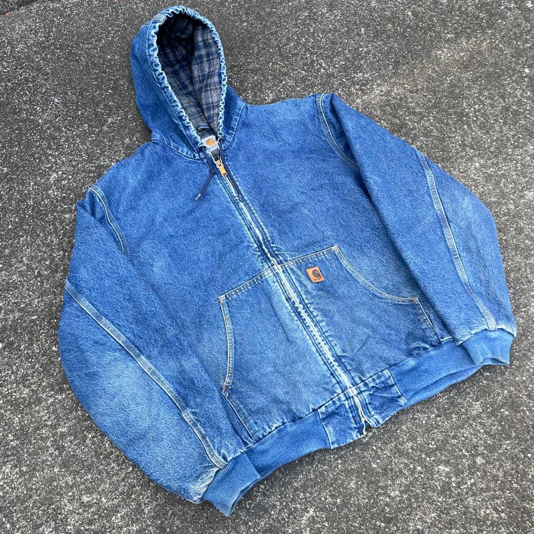 Y*o様 '00s Carhartt デニム アクティブジャケット　実寸XLくら