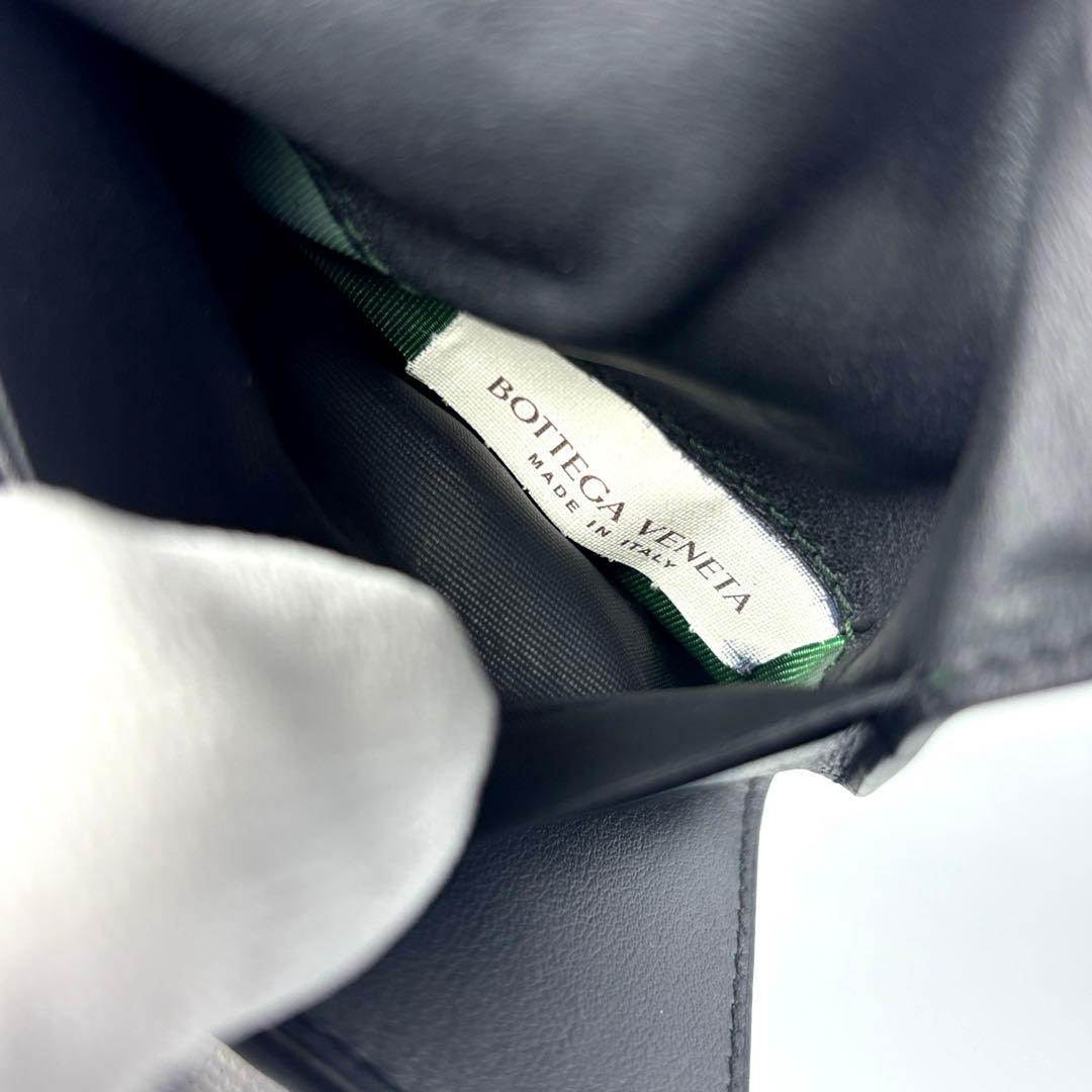 BOTTEGA VENETA 三つ折り財布 ブラック