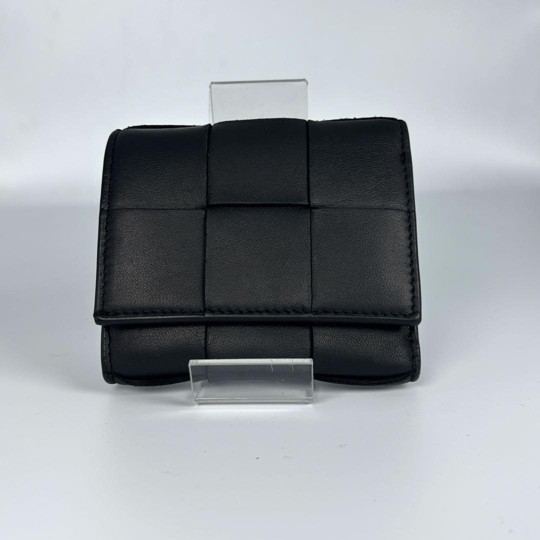 BOTTEGA VENETA 三つ折り財布 ブラック