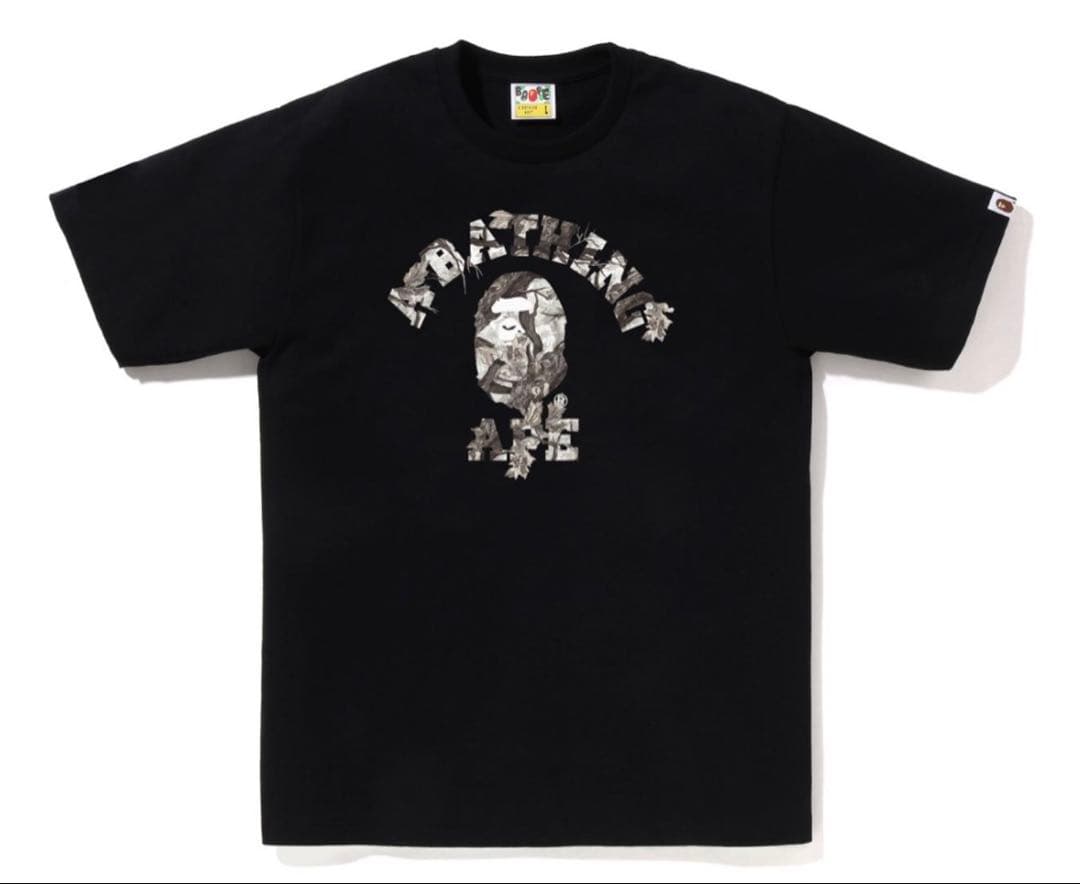 アベイシングエイプTREE EDGE CAMO COLLEGE Tシャツ 2XL